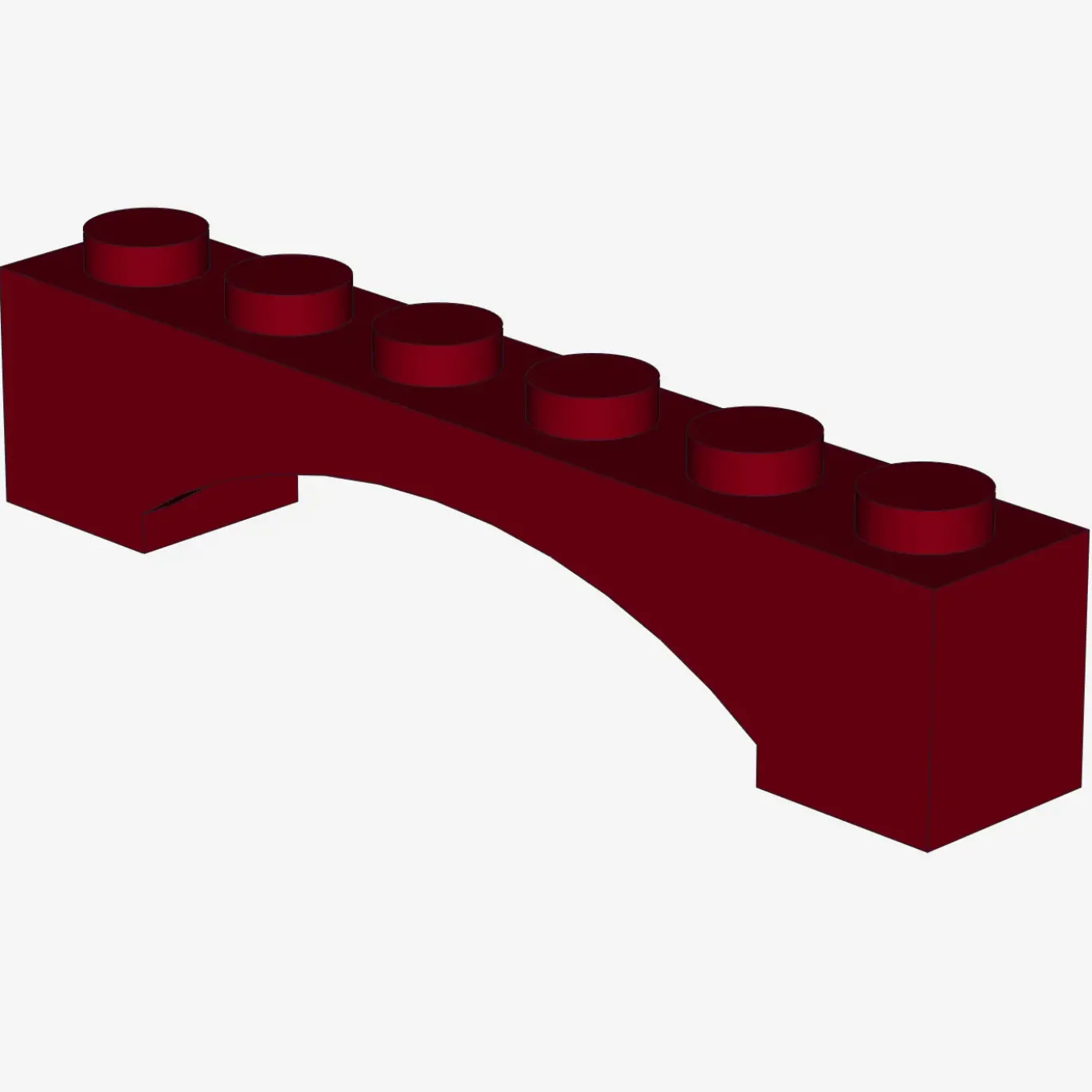 BRICK 1X6 W/INSIDE BOW X 25