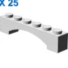 BRICK 1X6 W/INSIDE BOW X 25