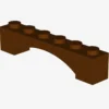 BRICK 1X6 W/INSIDE BOW X 25