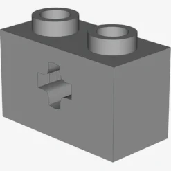 BRICK 1X2 WITH CROSS HOLE X 50