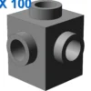 BRICK 1X1 W. 4 KNOBS X 100
