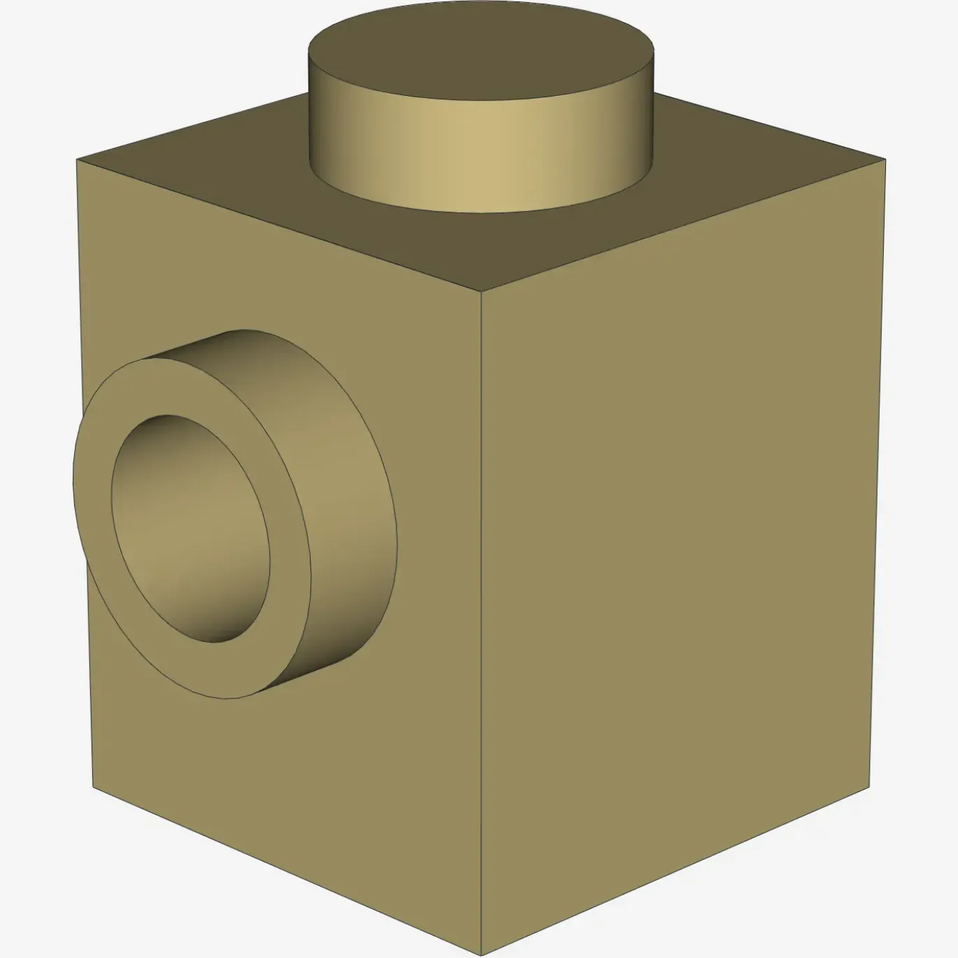 BRICK 1X1 W. 2 KNOBS X 100