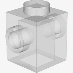 BRICK 1X1 W. 2 KNOBS X 100
