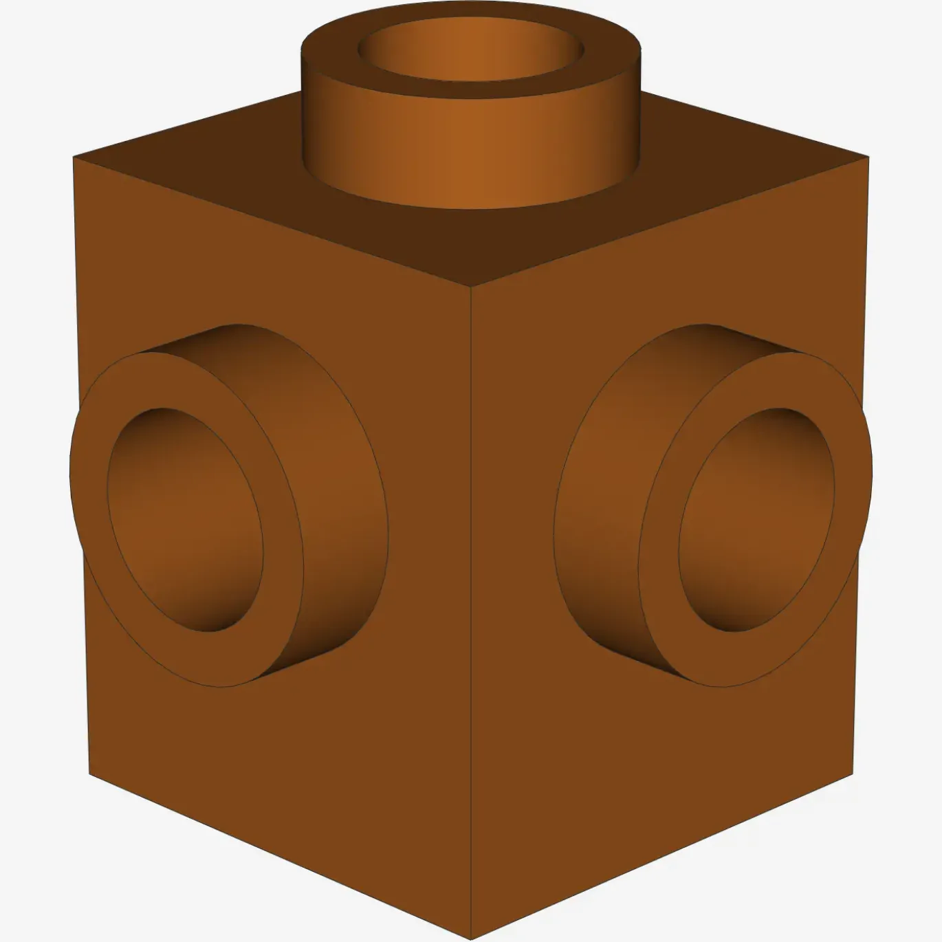 BRICK 1X1 W. 4 KNOBS X 100
