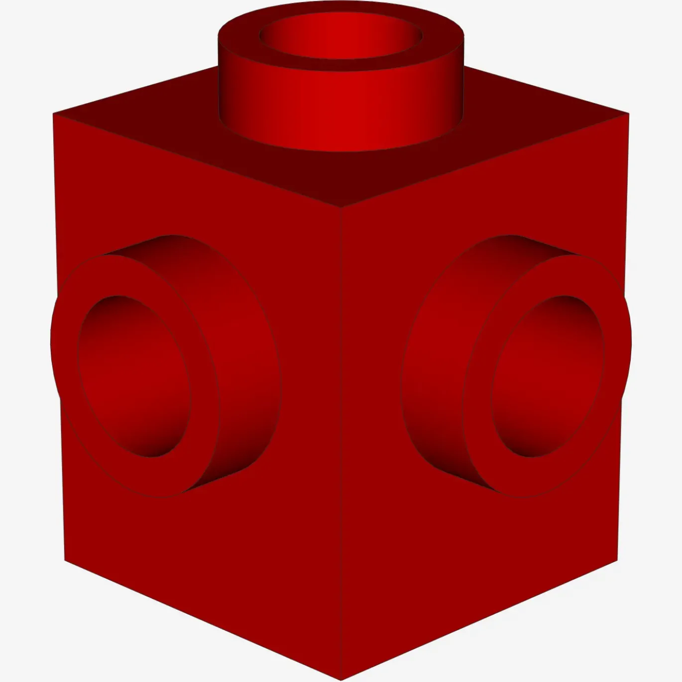 BRICK 1X1 W. 4 KNOBS X 100