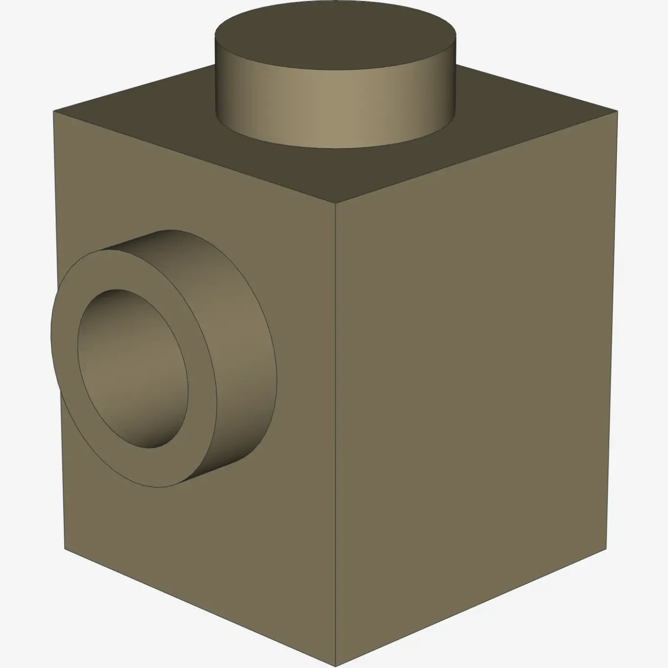 BRICK 1X1 W. 1 KNOB X 100
