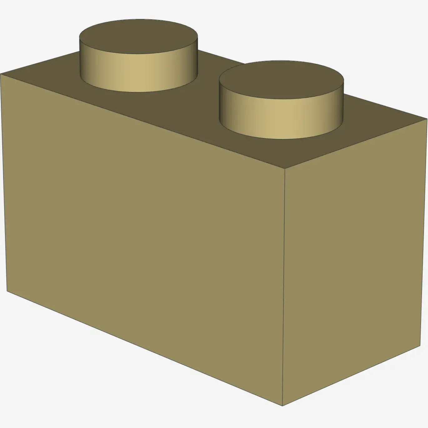 BRICK 1X2 X 50