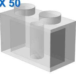 BRICK 1X2 X 50