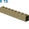 BRICK 1X8 X 15