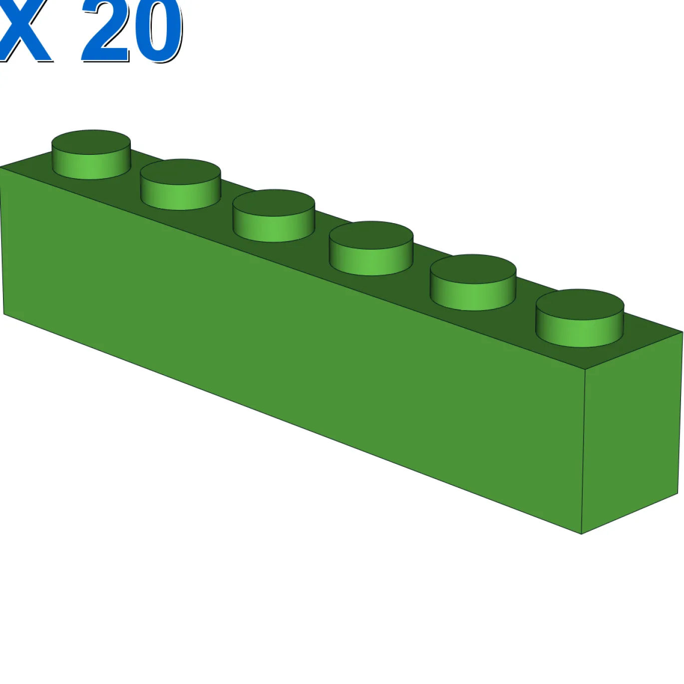 BRICK 1X6 X 20
