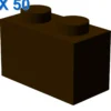 BRICK 1X2 X 50