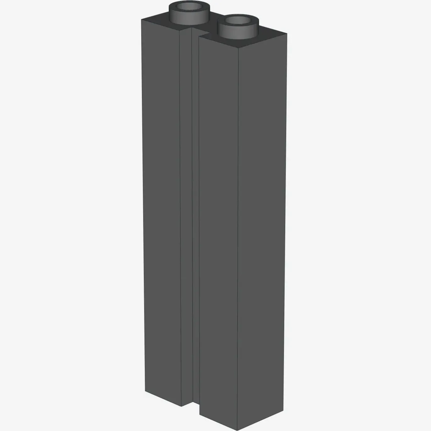 BRICK 1X2X5 W. GROOVE X 15