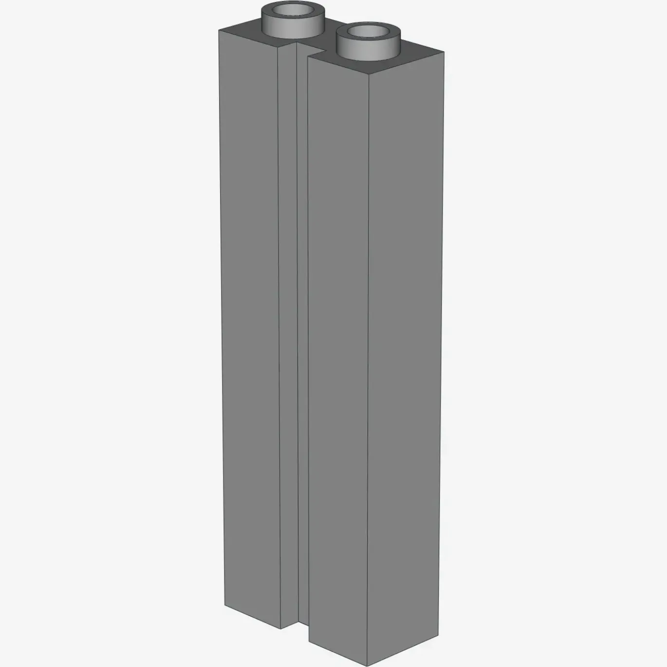 BRICK 1X2X5 W. GROOVE X 15