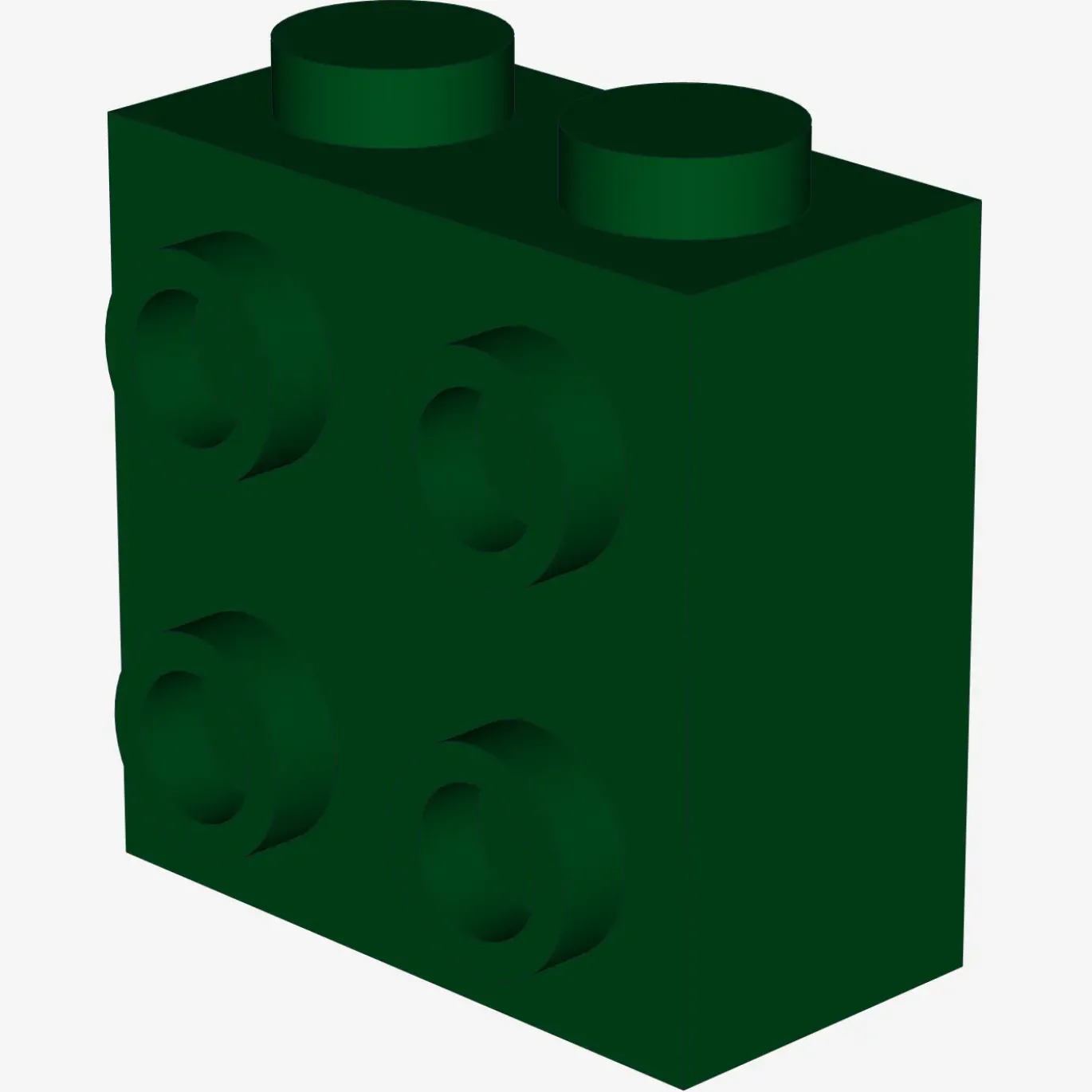 BRICK 1X2X1 2/3 W/4 KNOBS X 50