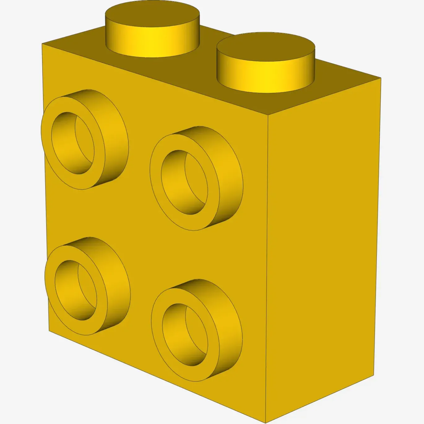 BRICK 1X2X1 2/3 W/4 KNOBS X 50