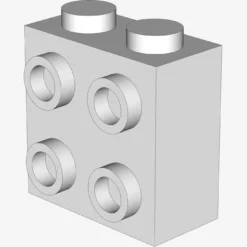BRICK 1X2X1 2/3 W/4 KNOBS X 50