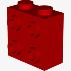 BRICK 1X2X1 2/3 W/4 KNOBS X 50