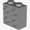 BRICK 1X2X1 2/3 W/4 KNOBS X 50