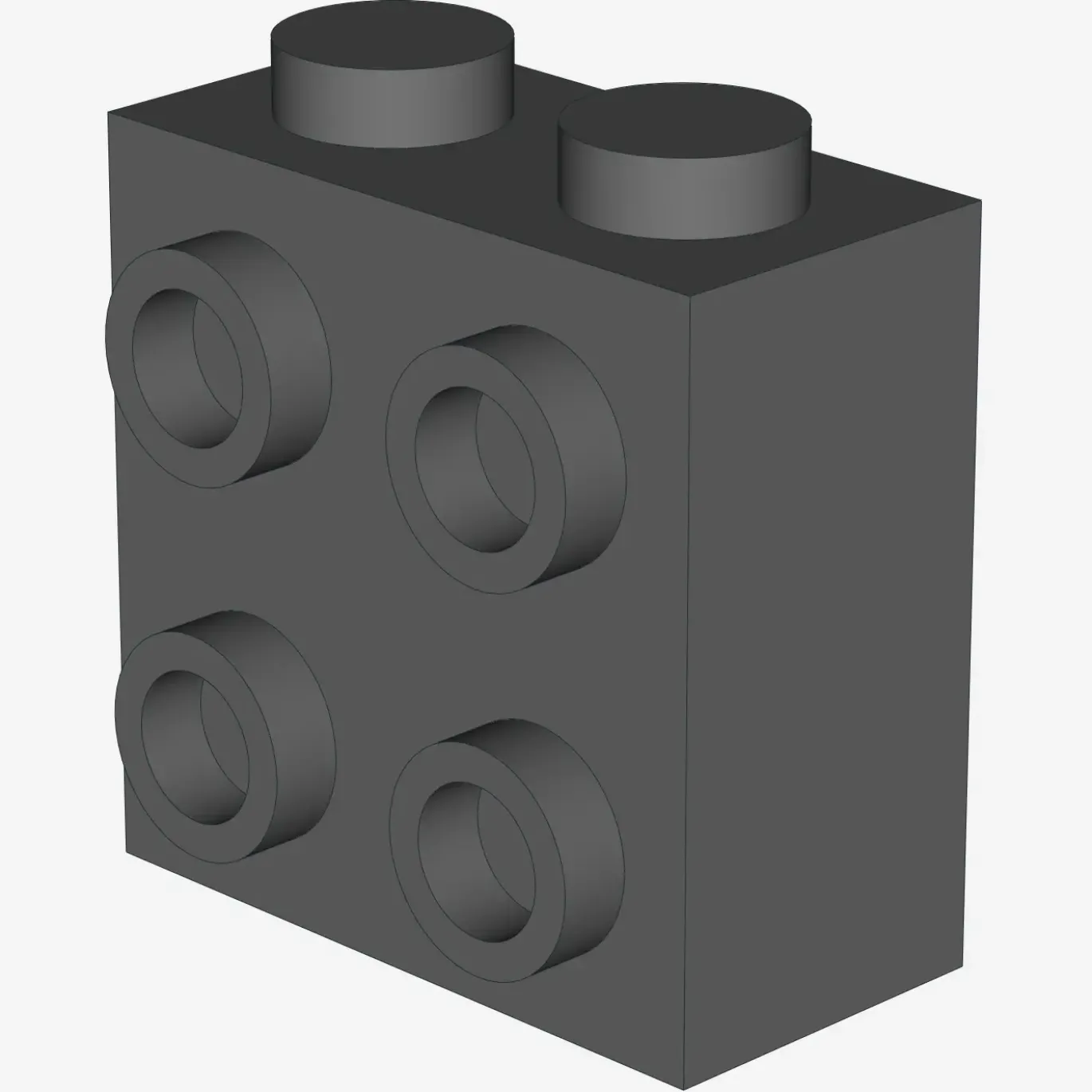 BRICK 1X2X1 2/3 W/4 KNOBS X 50