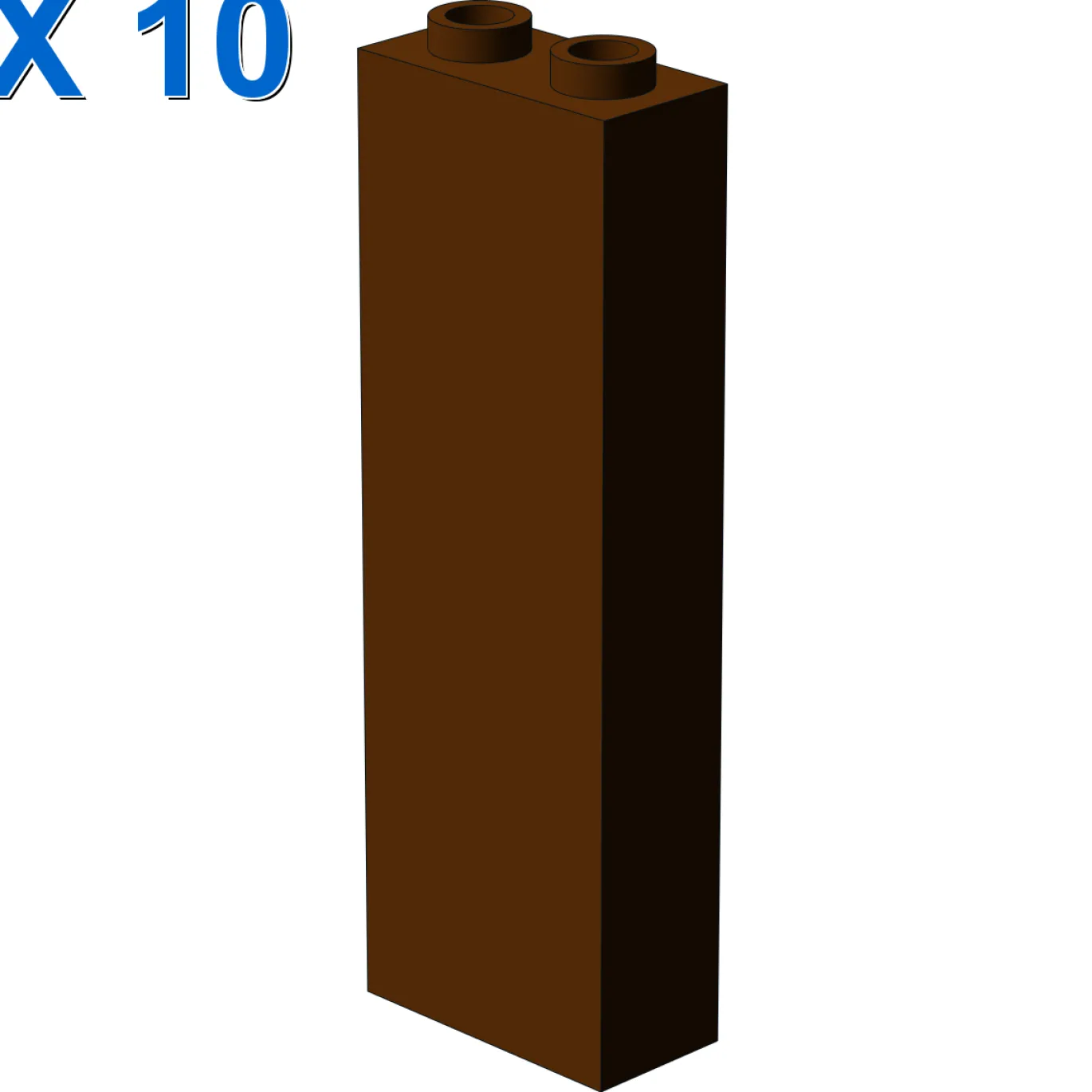 BRICK 1X2X5 X 10