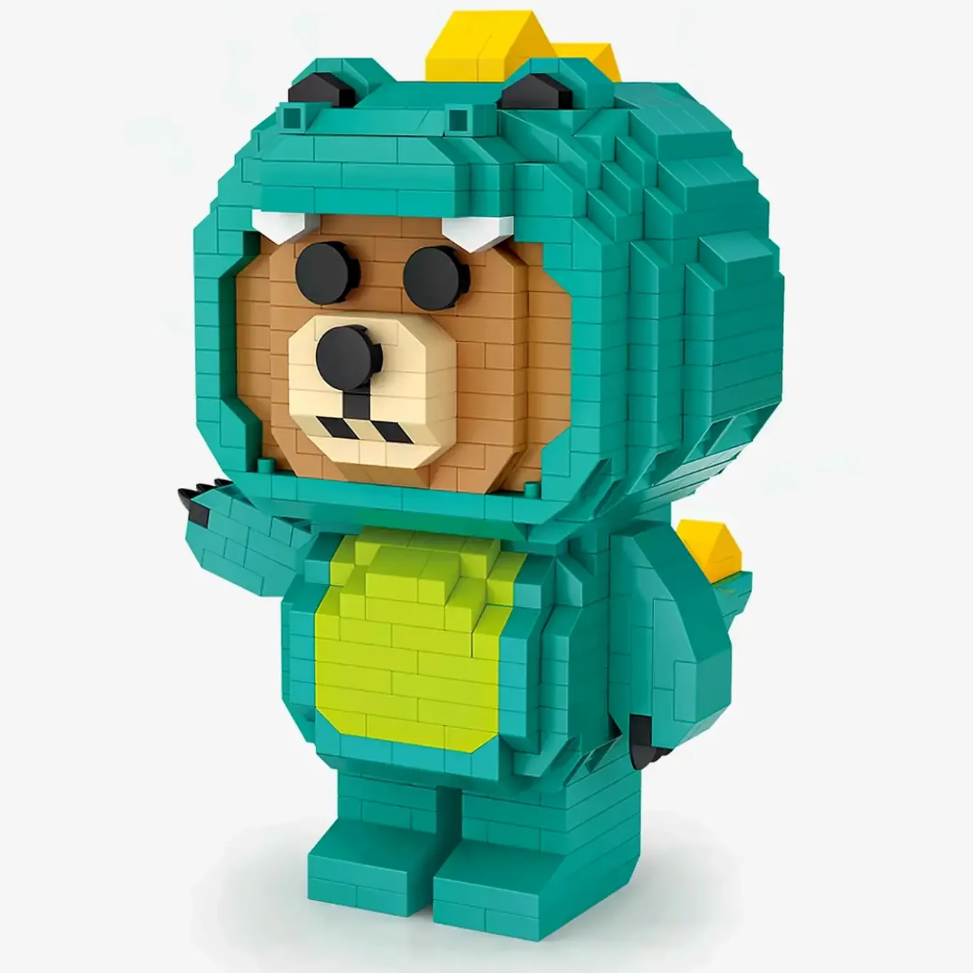 Bär im Krokodilkostüm (diamond blocks)