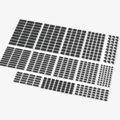 Brix Kleine Plates, gemischt, dunkelgrau (Dark Bluish Gray)