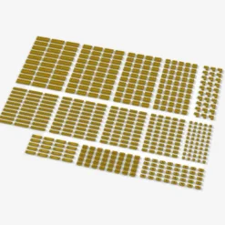 Brix Kleine Plates, gemischt, gelb