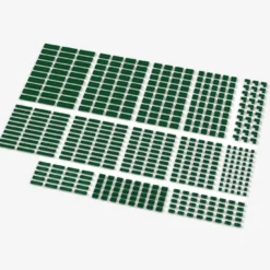 Brix Kleine Plates, gemischt, grün