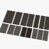 Brix Lange Plates, gemischt, dunkelbraun (Dark Brown)