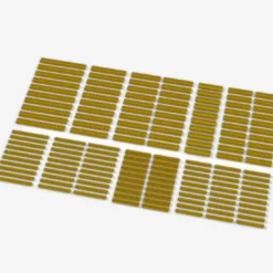 Brix Lange Plates, gemischt, gelb