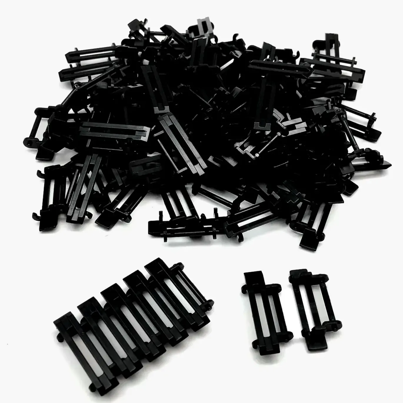 Brix Panzerketten 3 breit (innen 2), schwarz (100st.)