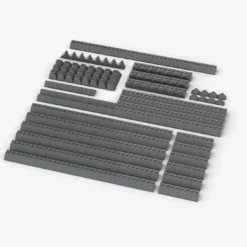 Brix 200 Stück, Roof Slopes, gemischt, Dark Bluish Grey