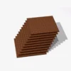 Brix 10 Stück, 16x16 Plate, braun (Reddish Brown)