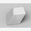 Brix 10 Stück, 16x16 Plate, transparent (Trans Clear)
