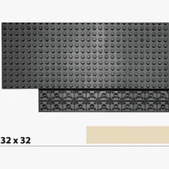 Brix 32x32 Plate, beige (Tan)