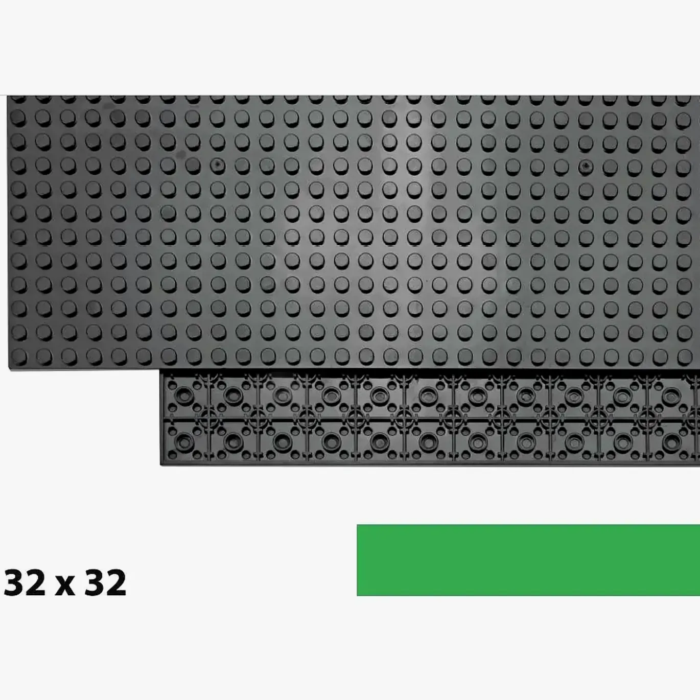 Brix 32x32 Plate, grün