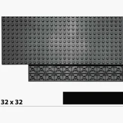Brix 32x32 Plate, schwarz