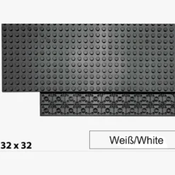 Brix 32x32 Plate, weiß
