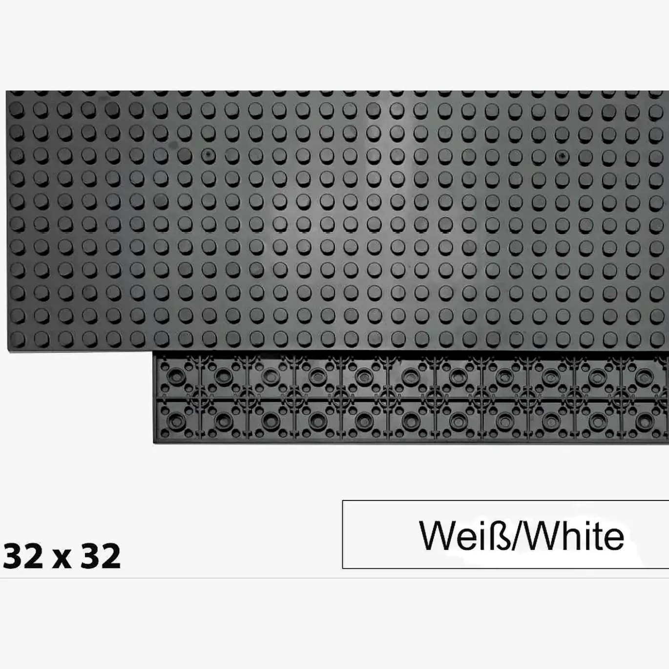 Brix 32x32 Plate, weiß
