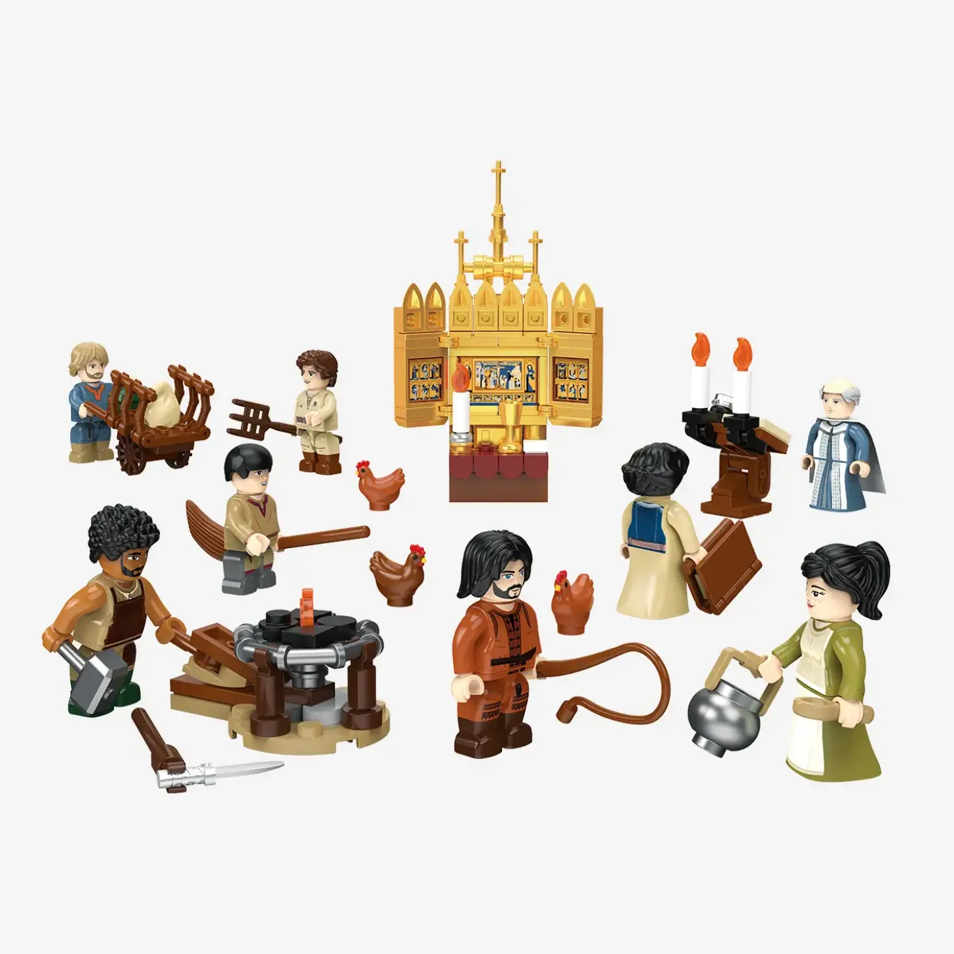 Burg Blaustein Minifigurenpaket Burgbewohner