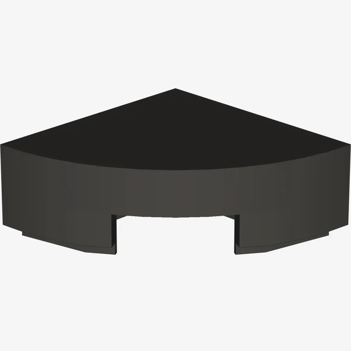 1/4 CIRCLE TILE 1X1 X 200