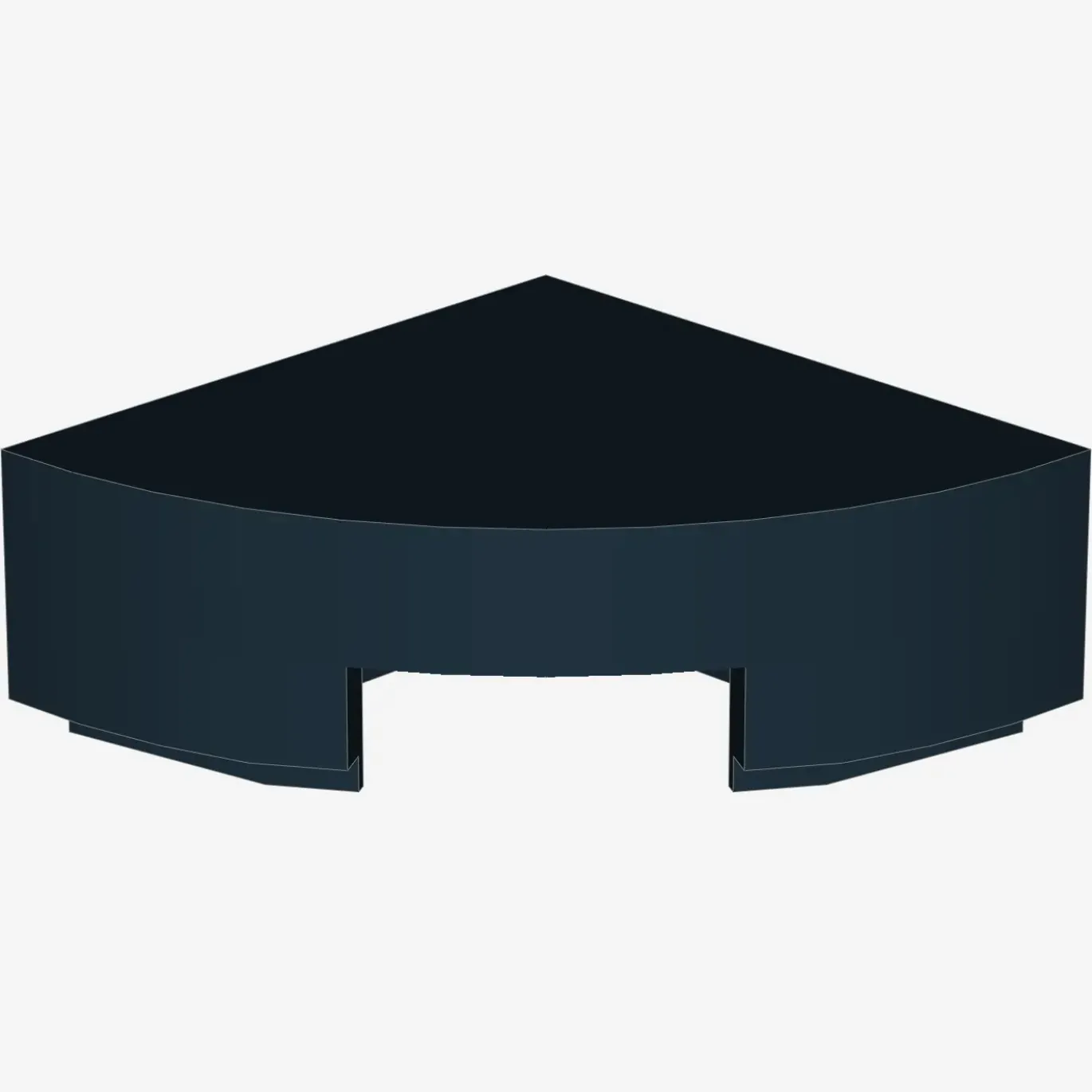 1/4 CIRCLE TILE 1X1 X 200