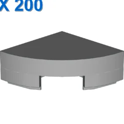 1/4 CIRCLE TILE 1X1 X 200