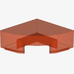 1/4 CIRCLE TILE 1X1 X 200
