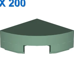 1/4 CIRCLE TILE 1X1 X 200