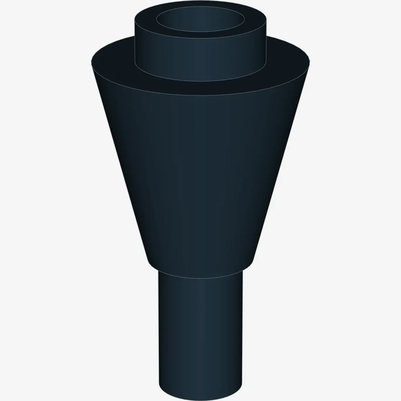 CONE 1X1 INVERTEDE W. SHAFT X 200