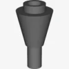 CONE 1X1 INVERTEDE W. SHAFT X 200