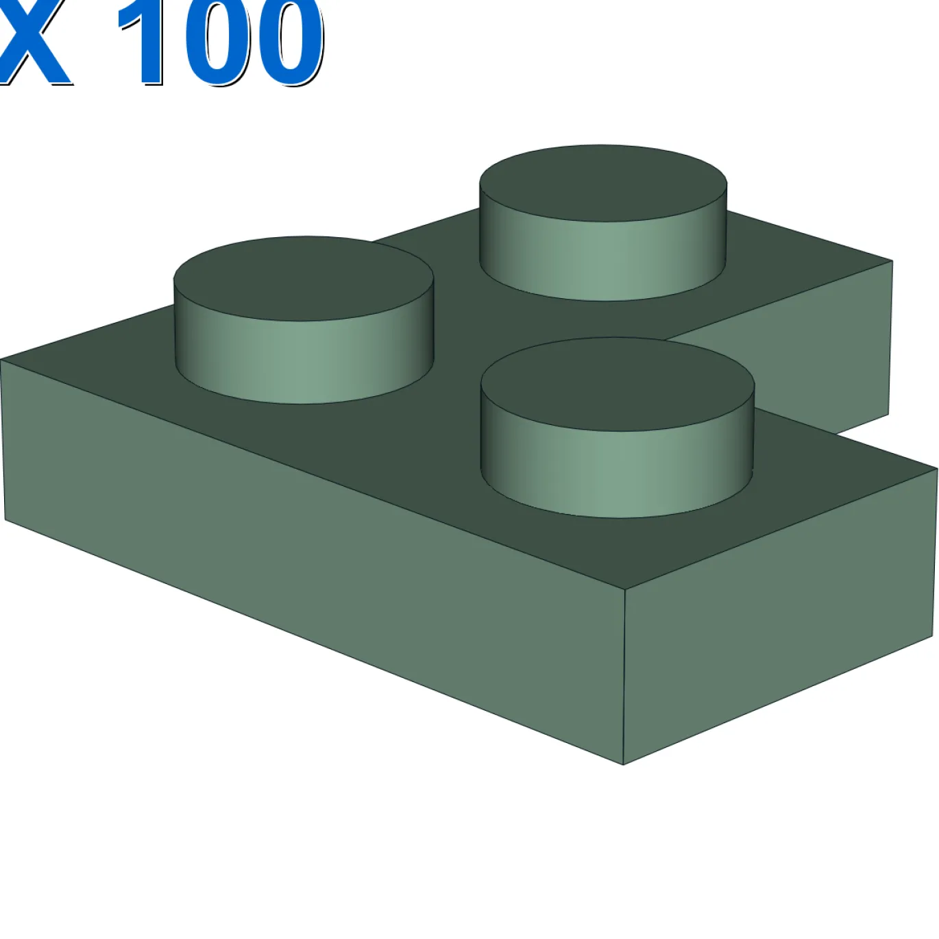CORNER PLATE 1X2X2 X 100