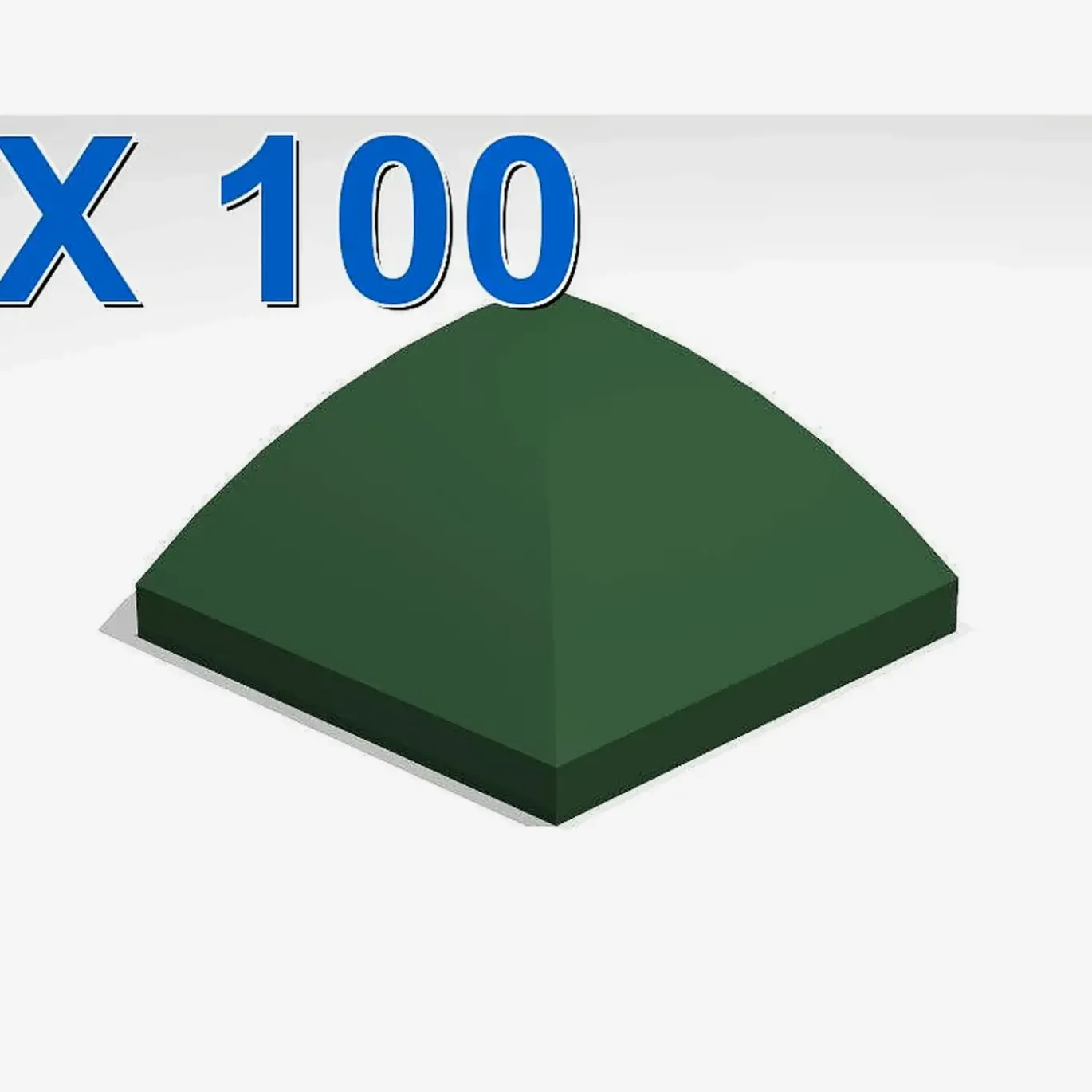 Corner Slope Curved outwards X 100