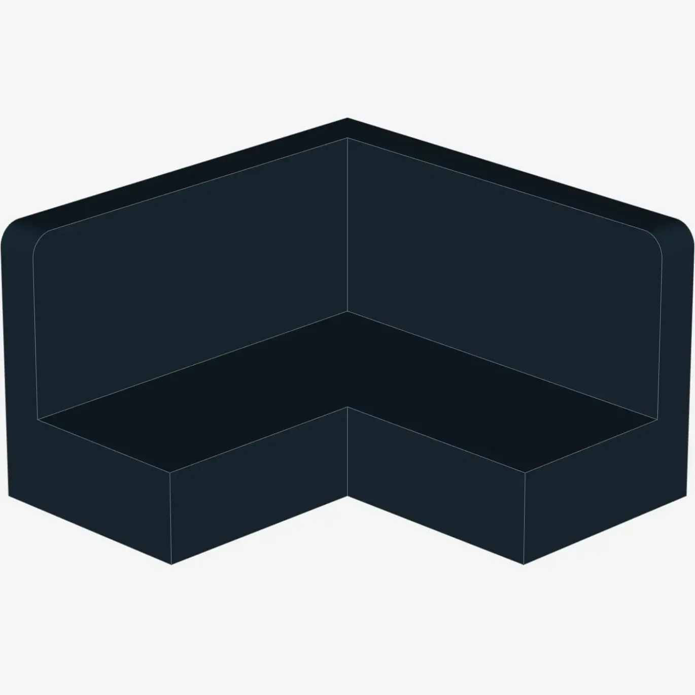 CORNER WALL ELEMENT 2X2 X 100